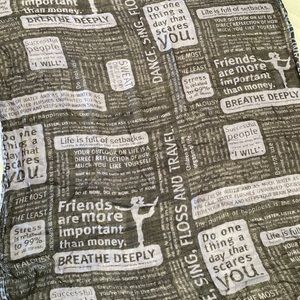 Lululemon Manifesto Scarf OS Black